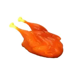 GENERICO - Juguete de goma pollo rostizado para perros con sonido