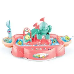 GENERICO - Juego De Pesca Interactivo Para Niños Con Sonido Rosado