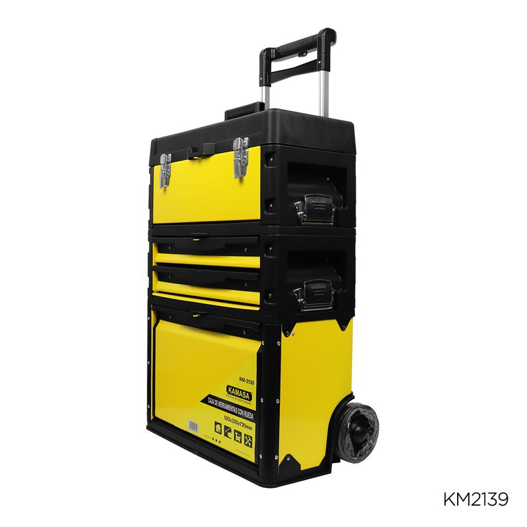 Caja de Herramientas KM2139 con ruedas 520x300x720 mm