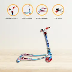 GENERICO - Scooter Tijera para niños «SPIDERMAN»