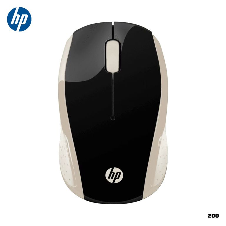 MOUSE INALAMBRICO 200 2HU83AA 1000 DPI - DORADO
