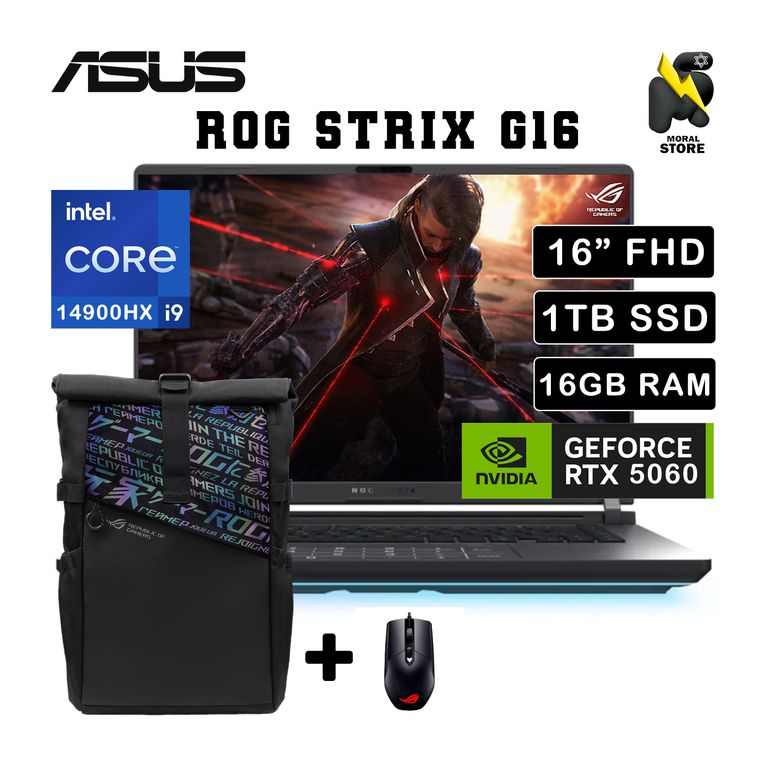 ROG STRIX G615JWR-RV017W /INTEL CORE i9-14900HX / 1TB SSD / RAM 16 GB /N-VIDIA RTX 5060