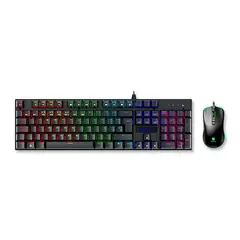 ANTRYX - TECLADO Y MOUSE MECANICO GC-3100 BLACK RED AGC-3100KRE-SP