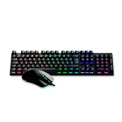 ANTRYX - TECLADO Y MOUSE MECANICO GC-3100 BLACK BLUE AGC-3100KBL-SP