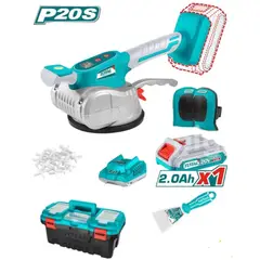 TOTAL TOOLS - VIBRADOR DE MAYOLICA VENTOSA 20V 50KG VEL VARIABLE TOTAL TTVLI20101