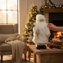 GENERICO - Santa Claus Blanco con Saco