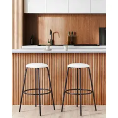 VENTITAS HOME - Banco de Bar Polly Blanco