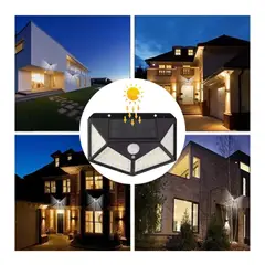 GENERICO - LÁMPARA LED SOLAR PARA EXTERIORES