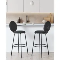 VENTITAS HOME - Banco de Bar Antonia Negro