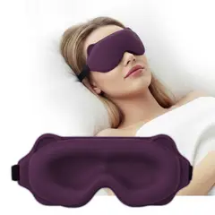 GENERICO - Antifaz Para Dormir Lente 3d Mascara Ojos Ajustable Aisla Luz Noche Sueño