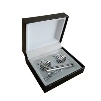 GENERICO - Set Gemelos con Pisa Corbata - Plateado