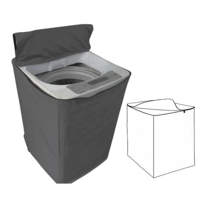 Funda para Lavadora Impermeable 16-22Kg Gris