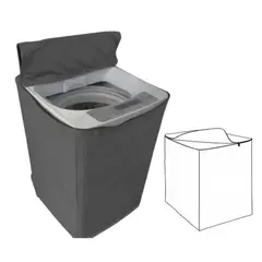 NACIONAL - Funda para Lavadora Impermeable 16-22Kg Gris