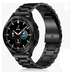 GENERICO - Correa Eslabón para samsung watch 20mm - NEGRO