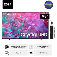 SAMSUNG - Televisor LED 98 Crystal UHD 4K Tizen OS Smart TV DU9000