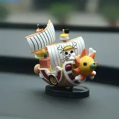 GENERICO - Figura Miniatura Barco Pirata Mascota Sol Colección Vela Cráneo