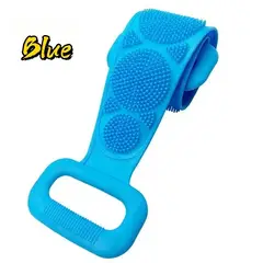 GENERICO - Cepillo Corporal Silicona Doble Cara Exfoliante Masaje Higiene