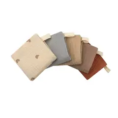 GENERICO - Toalla de muselina para bebés x 5 unid