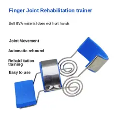 GENERICO - Férula Inmovilizadora con Resorte para Contracturas de Dedo para Recuperación de Nudillos