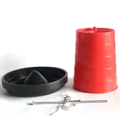 GENERICO - Comedero Tipo Tolva Manual de 15 kg para Aves y Pollos