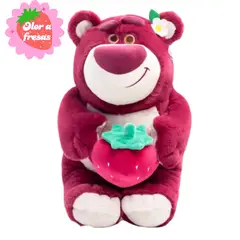 GENERICO - Peluche Oso Loso Perfumado Olor a Fresas - Mide 40 cms