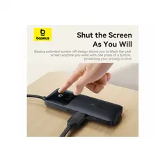 BASEUS - Hub Adaptador Usb Tipo-C 3.2 carga rápida dual 6 en 1 10 Gbps