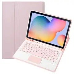 GENERICO - FUNDA SMART COVER CON TECLADO TOUCH PARA LA TAB SAMSUNG S9+ ROSA