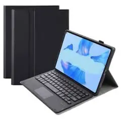 GENERICO - FUNDA SMART COVER CON TECLADO TOUCH PARA LA TAB SAMSUNG S9+ NEGRO