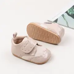 GENERICO - Zapatitos para bebé - Zapatos casuales - Acharolado Beige