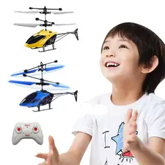 GENERICO - MINI DRON MODELO HELICOPTERO RECARGABLE PARA NIÑOS COLOR AZUL