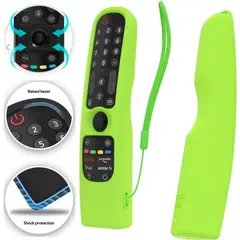 GENERICO - Funda Case Para Control LG Magic Mr21 Mr22 Mr23 Mr24 - Verde luminiscente