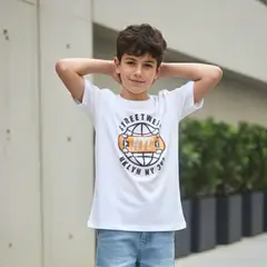 LE PETIT COMPANY - Polo Niño Brooklyn Blanco 100% Algodón