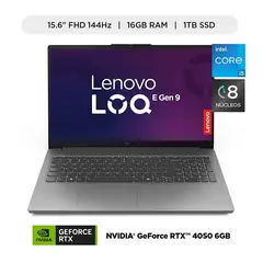 LENOVO - Laptop Gamer LOQ Core i5 RTX4050 6GB 16GB 1TB SSD 15.6 FHD Windows 11