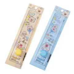 GENERICO - Regla Capibara con Glitter 20cm pack de 2 und