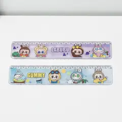 GENERICO - Regla Kawaii con Glitter 20cm pack de 2 und