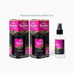LA BRASILIANA - Protector Termico Keratina Liquida Por 2 60 ml.