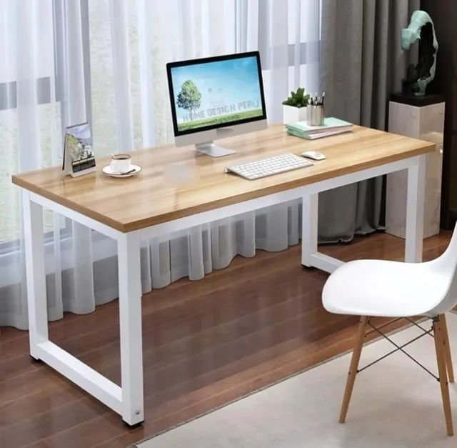 ESCRITORIO ESTILO INDUSTRIAL CON MELAMINA 160 cm