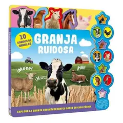 LEXUS - Libro infantil Granja Ruidosa – Con sonidos – 10 Sonidos