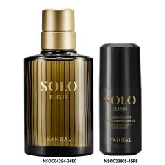 YANBAL - Set de Hombre Solo Elixir Eau de Parfum y Desodorante Roll On
