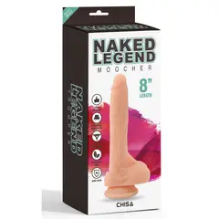 CHISA - Dildo Realista Silicona Moocher 20 cm Ø 3.4 cm Ventosa