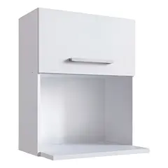 GENERICO - Mueble Para Microondas De Melamina Blanco - Mueble De Cocina Aéreo