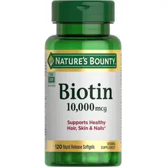 NATURES BOUNTY - Nature's Bounty - Biotina 10,000 mcg 120 cápsulas de liberación rápida