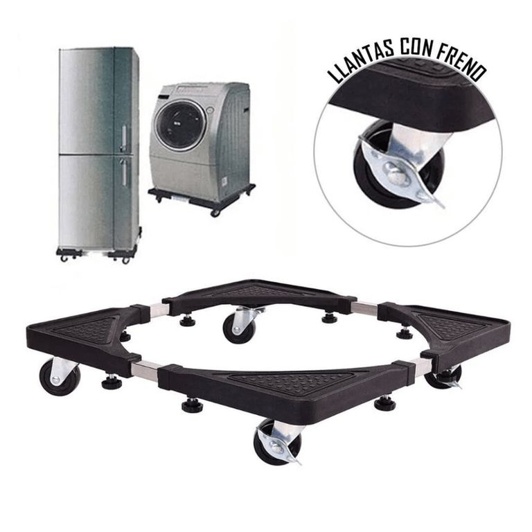 BASE TRANSPORTADORA CUADRADA DE ELECTRODOMESTICOS