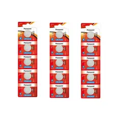 ORIGEN - PILAS CR2032 PANASONIC 3V LITIO x 15uds