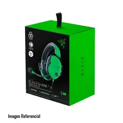 RAZER - AUDIFONO GAMING BLACKSHARK V2 X GREEN verde