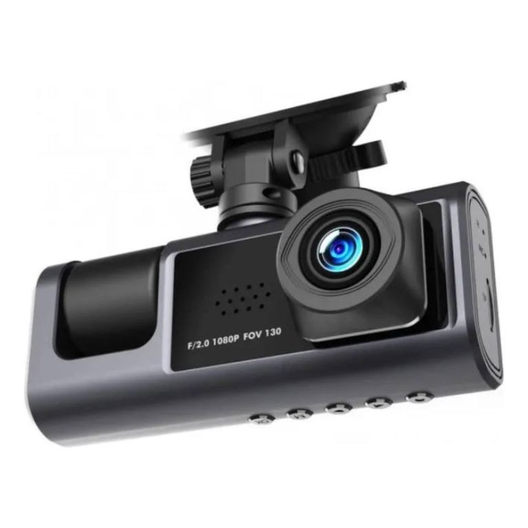 CÁMARA VEHICULAR DASH CAM BLACK BOX DVR DV1979 SUPER HD 1296P CON DOBLE VISIÓN
