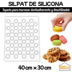 GENERICO - Tapete Silicona para Horno 40x30cm Silpat de Repostería Profesional