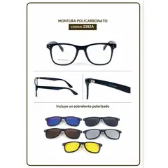 MH MOHAMED - Montura con Sobrelente 5 en 1 - 2282A