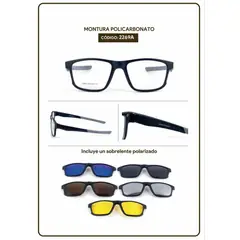 MH MOHAMED - Montura con Sobrelente 5 en 1 - 2269A