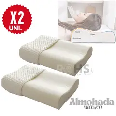 OEM - Almohada Viscoelastica Cervical x 2 unidades